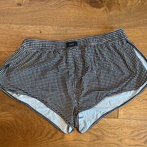 Charlie by MZ GINGHAM Grid Pattern boxer sleep Shorts